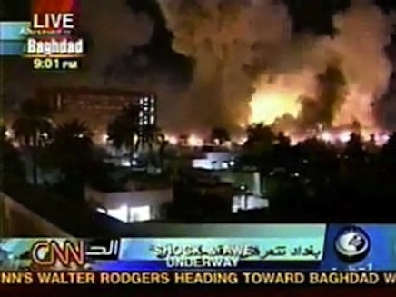 Shock and awe: US hard power in Baghdad, 2003 / CNN